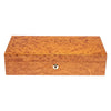Uhrenbox aus edlem Holz - Nussbaumwurzel - schachtel-deutschland